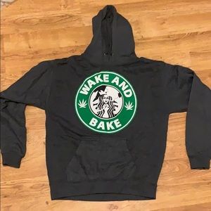 Starbucks wake&bake sweatshirt